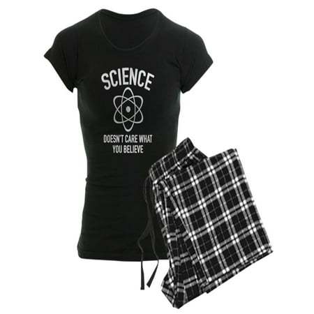 

CafePress - Science Doesn t Care What You Believe In Women s D - Women s Dark Pajamas