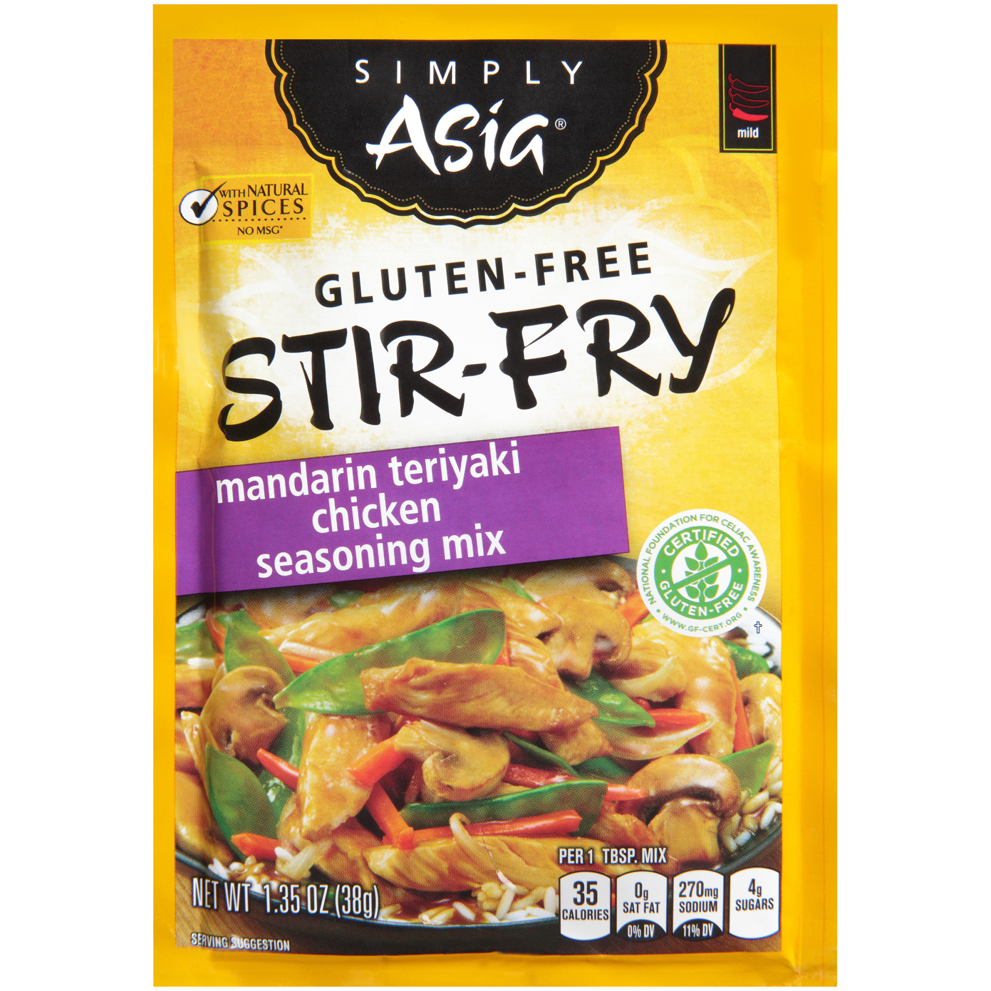Simply Asia Gluten Free Mandarin Teriyaki Chicken Stir Fry Seasoning