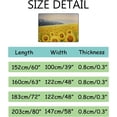 thumbnail image 3 of Crawling Indoor Carpet Play Mat Yellow Golden Sunflower Fields for Living Room Bedroom Educational Nursery Floor Mat Area Rugs 60x48inch Carpet Runner, 3 of 6