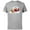 Athletic Heather, variant on Disney PIXAR Up Carl, Russell & Dug Holiday Sleigh Ride - Short Sleeve Cotton T-Shirt for Adults - Customized-Royal Heather