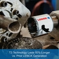 thumbnail image 4 of LENOX Tools Bi-Metal Speed Slot Arbored Hole Saw with T3 Technology, 13/16', 4 of 7