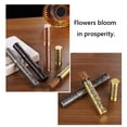 thumbnail image 4 of Caja Soporte Cigarros Metal Tubo Cigarro A Prueba Golpes para Negocios Viajes (oro Alivio), 4 of 9