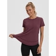 thumbnail image 5 of Rosvigor Womens Workout Tops Short Sleeve Tee Shirts Comfy Athletic Shirts Loose Womens Activewear Tops for Gym Running Yoga, 5 of 8