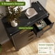 thumbnail image 5 of QinaQin Cómoda ondulada natural de 5 cajones, mueble moderno de madera con cajones anchos, patas metálicas y sistema antivuelco para entrada o pasillo, 5 of 7