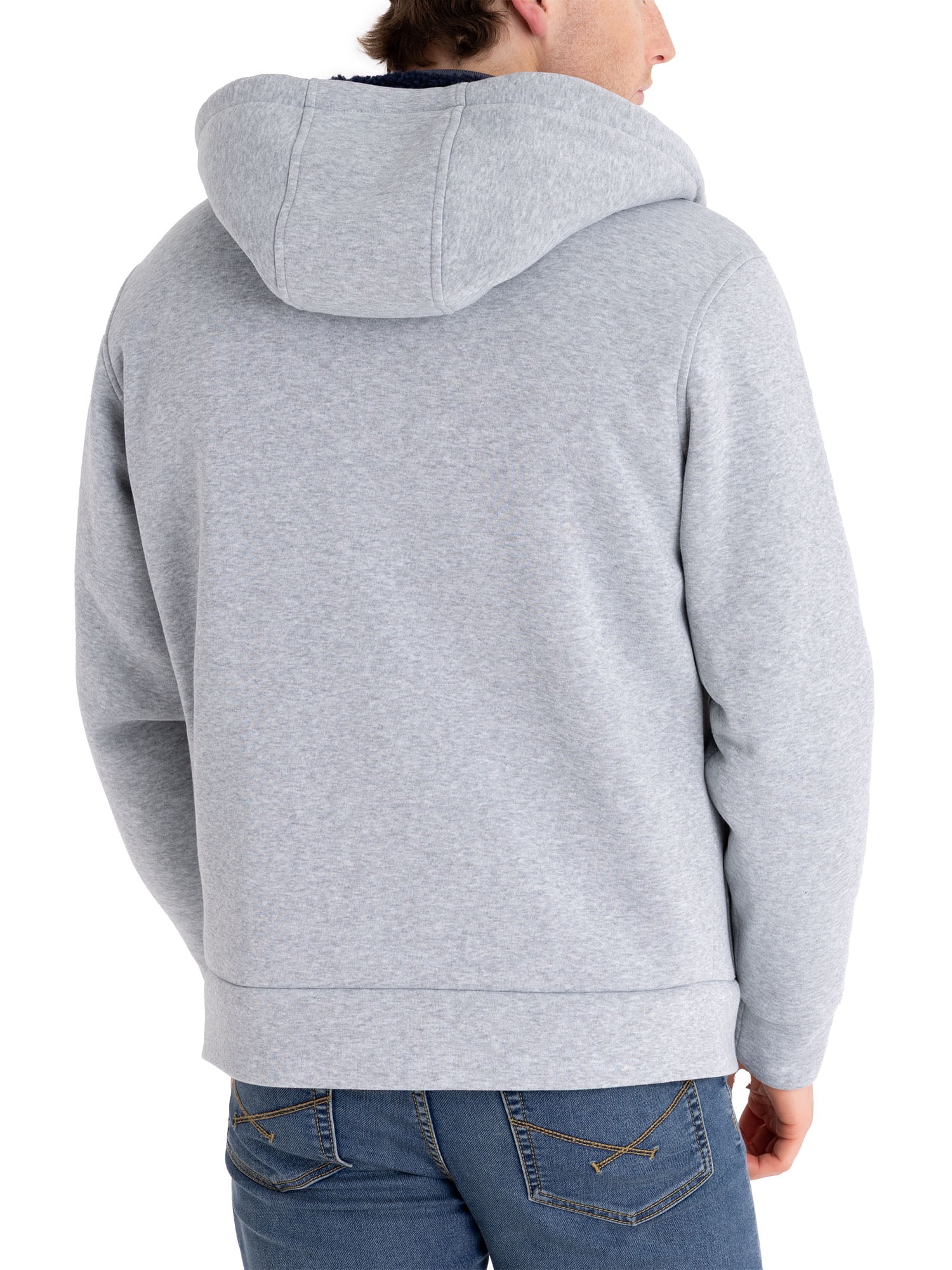 U.S. Polo Assn. Men's Heather Grey Full Zip Jacket, M