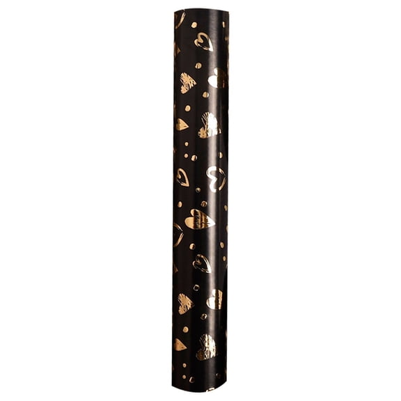 1 Pcs Valentine'S Day Wrapping Paper,Hearts Wrapping Paper Roll,16.92 Inch X 9.84 Ft Foil Heart Mini Roll Gift Wrap,Valentine'S Day Gift Wrap Paper for Diy Art Crafts,Wedding,(G,16.92 in x 9.84 Ft)