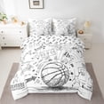 thumbnail image 2 of YST, Kids Basketball, Comforter Set, Sports, 7-Piece, Basketball, , , , Full, , , , Bedding Set, 2 of 5