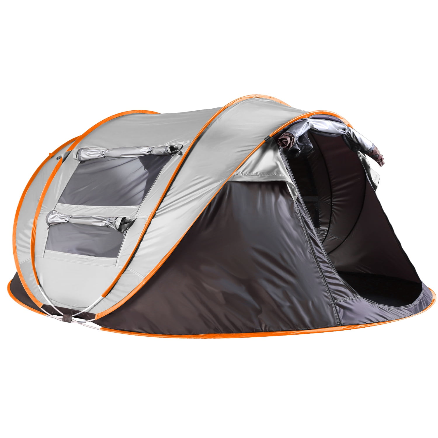 iMounTEK Camping Instant Tent, 58 Person Pop Up Tent, Water Resistant Dome Tent, Easy Setup for