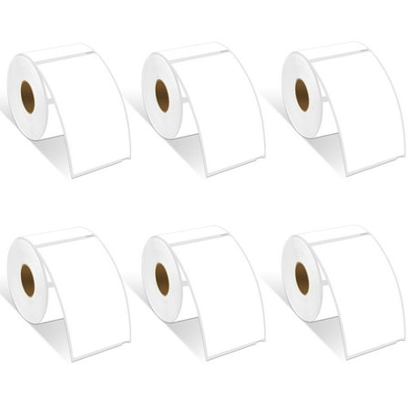 GREENCYCLE 6 Roll Compatible for DYMO 30256 (2-5/16" x 4") Address Shipping,Barcodes,Postal Multipurpose Large Label BPA Free (300 Labels/Roll)