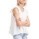 thumbnail image 1 of Camiseta básica Free People Mujer Coco Recogido Blanco Mediana, 1 of 1