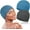 Grey+light Blue, variant on 2 Pcs Soft Chemo Headwear for Women, Lightweight Hair Cap for Sleep Chemo Caps Sleeping Cap for Hair Loss
