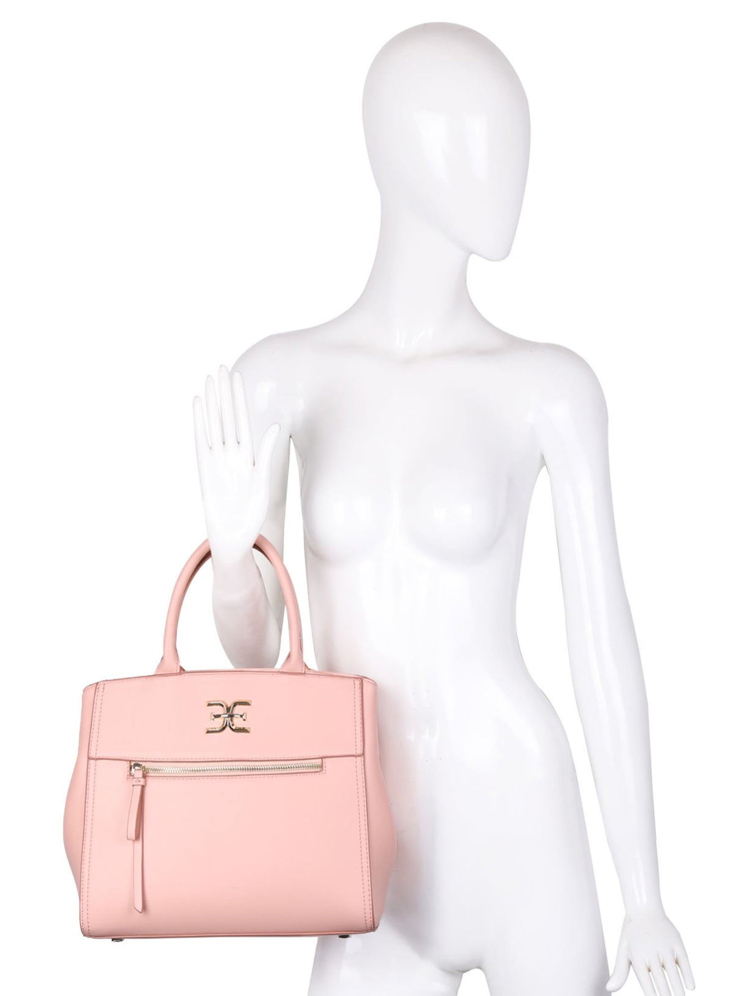 Sam Edelman Giana Satchel With Crossbody Handbag, Pink - Walmart.com