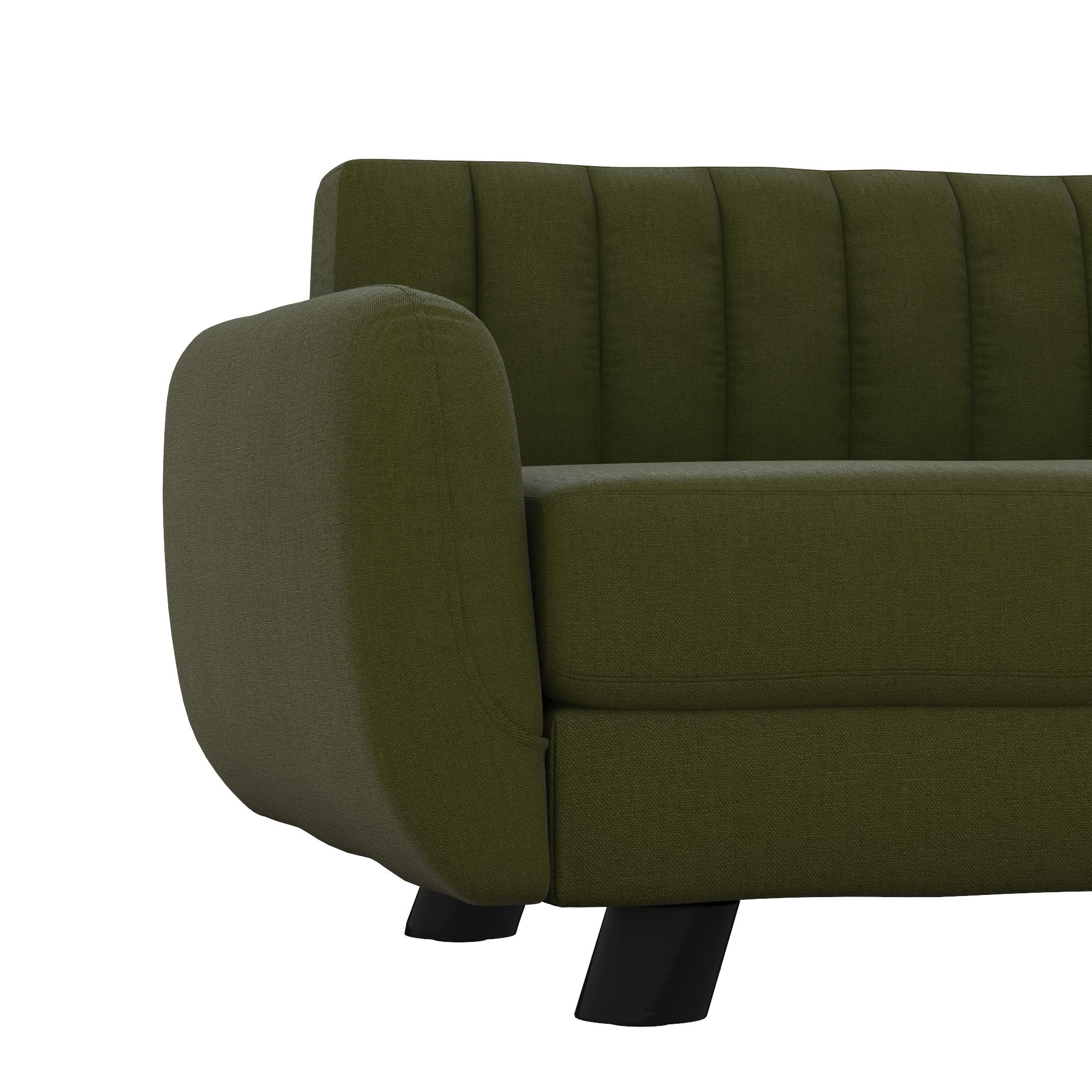 Novogratz Brittany Pet Sofa, Small/Medium Pet Bed, Green Linen