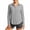 Gray, variant on BiZtdJrK Womens Long Sleeve Sun Protection Hiking Fishing Shirts UPF 50 Button Down Outdoor Shirts Turndown Collared Travel UV Tops Black M