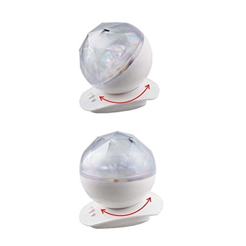 Relaxing Colorful Diamond Light Projection Lamp with Speaker - image 5 of 7