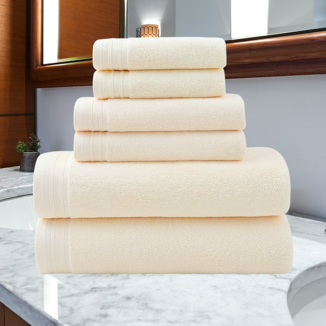 Towel 6 Pcsborder Europe And The United States Foreign Trade Wholesale Absorbent Dry Face Towel Washcloth