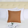 thumbnail image 3 of PiccoCasa Blank Cotton Linen Throw Pillow Cover 18"x18" Decor Cushion Cover, Orange, 3 of 7