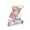 Beige, variant on Olivia's Little World Foldable Baby Doll Jogging Stroller with Canopy and Storage – Pink Polka Dot Design Fits 15-18 Inch Dolls, Pretend Play Toy for Girls Ages 3-6