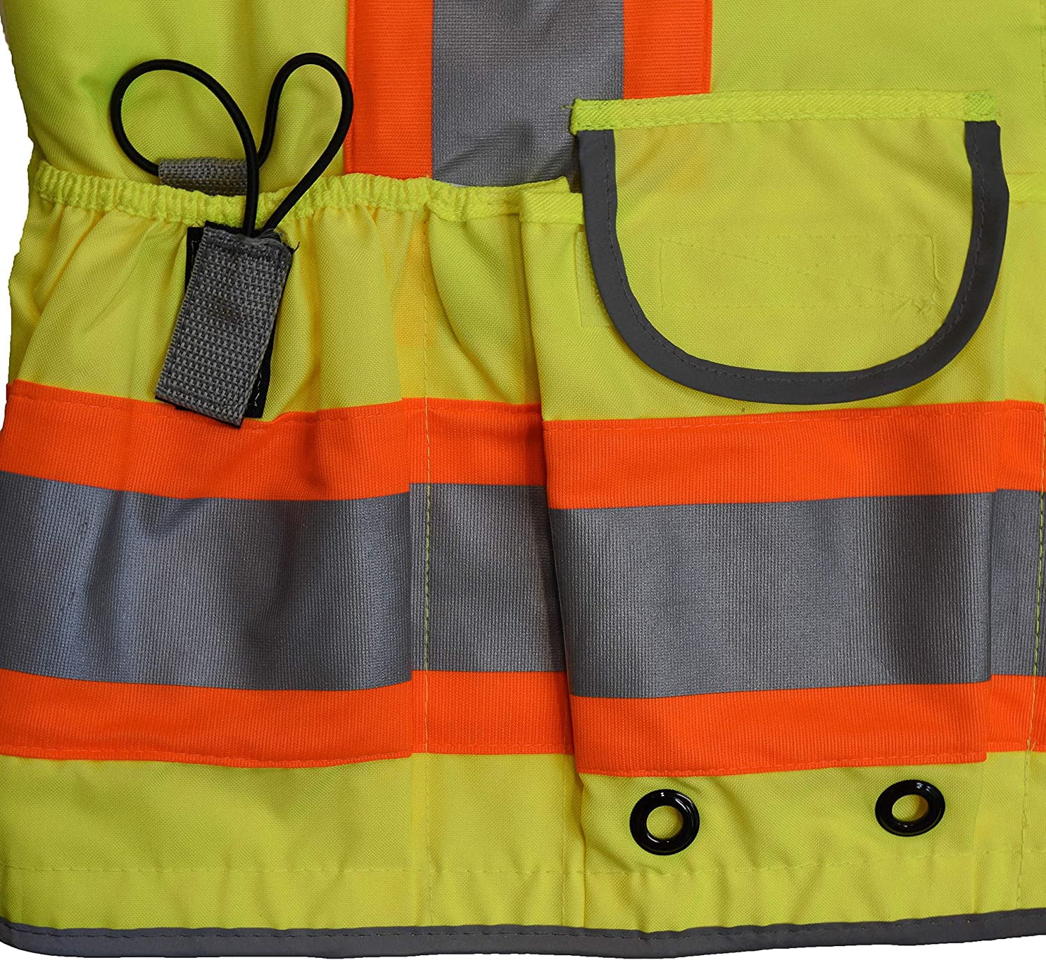 Radians SV55-2ZGD Class 2 Woven Two Tone Green Engineer's Safety Vest