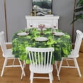 thumbnail image 2 of Design Pattern Round Tablecloth 60 Inch – Waterproof Polyester Table Cover with Full Print Design, Wrinkle Resistant & Washable for Kitchen Dining Party Decor, 2 of 6