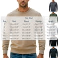thumbnail image 2 of Chiccall Mens Crewneck Fleece Sweatshirts Long Sleeve Pullover Casual Solid Athletic Sweatshirts with Zipper Pocket, 2 of 5