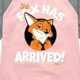 thumbnail image 3 of Disney - The Fox Has Arrived - Toddler & Youth Girls Raglan Graphic T-Shirt, 3 of 4