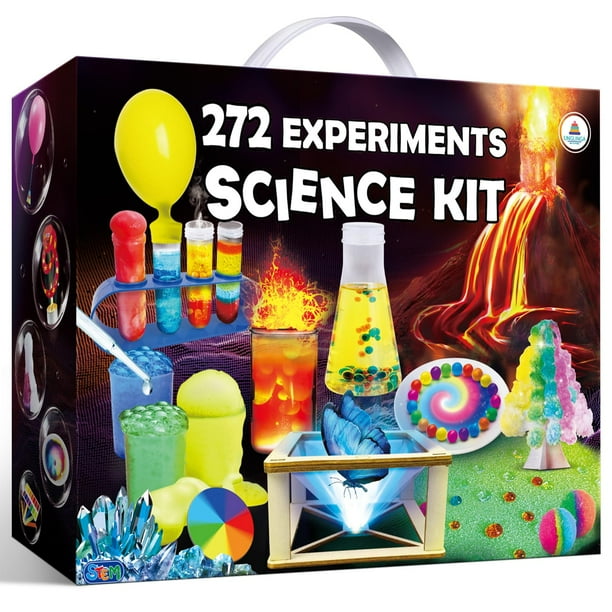 Kit científico UNGLINGA 272 experimentos para niños con set de química