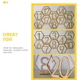 thumbnail image 3 of IFANLANDOR Wooden Wedding Table Numbers for Banquets and Receptions 20Pcs, 3 of 8