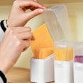 thumbnail image 1 of Contenedor para guardar queso en el refrigerador RFUGUG: organizador grande de plástico sin BPA con tapa, tecnología Fresh-Seal, inodoro, fácil de limpiar, resistente al frío, perfecto para queso,, 1 of 7
