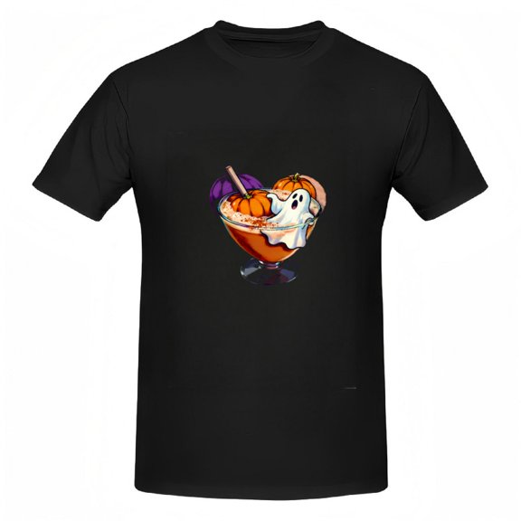Halloween Ghost Latte Graphic Tee Unisex T-Shirt
