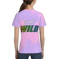 thumbnail image 6 of Ben Azelart Stay Wild Kids T-Shirt 3d Printed Graphic T-Shirts Boys And Girls Short Sleeve Shirts For Youth Kids X-Small, 6 of 7