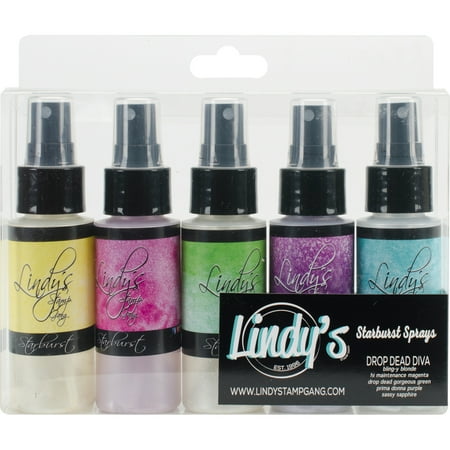UPC: 0818495017003 | Lindy s Stamp Gang Starburst Sprays 2oz 5/Pkg-Drop Dead Diva