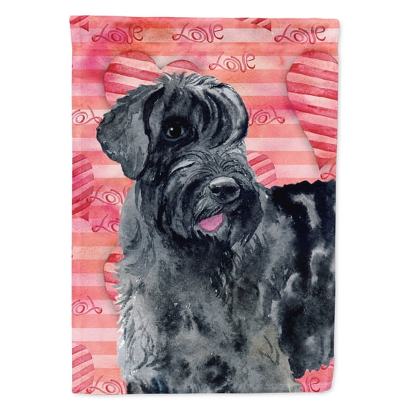 Giant Schnauzer Love Garden Flag