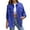 Blue, variant on Women's Denim Jackets Long on Sales, Women's Trendy Ripped Oversized Denim Jacket Casual Long Distressed Denim Jacket Pink,Purple,Blue,Black,Green,Orange,Ag