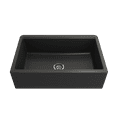 thumbnail image 3 of Bocchi 1600-0120 Arona 33" Farmhouse Single Basin Granite Kitchen Sink - Black, 3 of 7