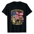 thumbnail image 3 of Youth Patriotic Shirt with American Flag Print, Boys Casual Short Sleeve Tee for 4th of July, Independence Day Celebration Top for Kids and, 3 of 4