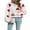 White, variant on aturustex Women Valentine's Day Loose Cozy Knit Sweaters Long Sleeve Heart Pullovers Crew Neck Sweatshirts Chunky Cable Knitted Jumpers Thick Warm Kniion Daily Fall Winter Clothes Streetwear