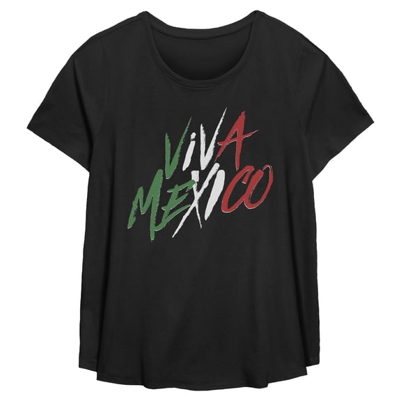 Womens Lost Gods Viva Mexico Proud Flag T Shirt