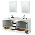 thumbnail image 4 of Wyndham Collection Wcs202072dcmunsm24 Deborah 72" Free Standing Double Vanity Set - Dark, 4 of 7
