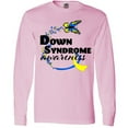 thumbnail image 3 of Inktastic Down Syndrome Awareness with Butterfly and Ribbon Long Sleeve T-Shirt, 3 of 5
