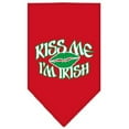 thumbnail image 4 of Pet and Dog Bandana Screen Printed, "Kiss Me I'm Irish", 4 of 10