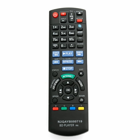 New N2QAYB000719 Replace Remote for Panasonic Blu-ray Disc DMP-BDT220 DMP-BDT120