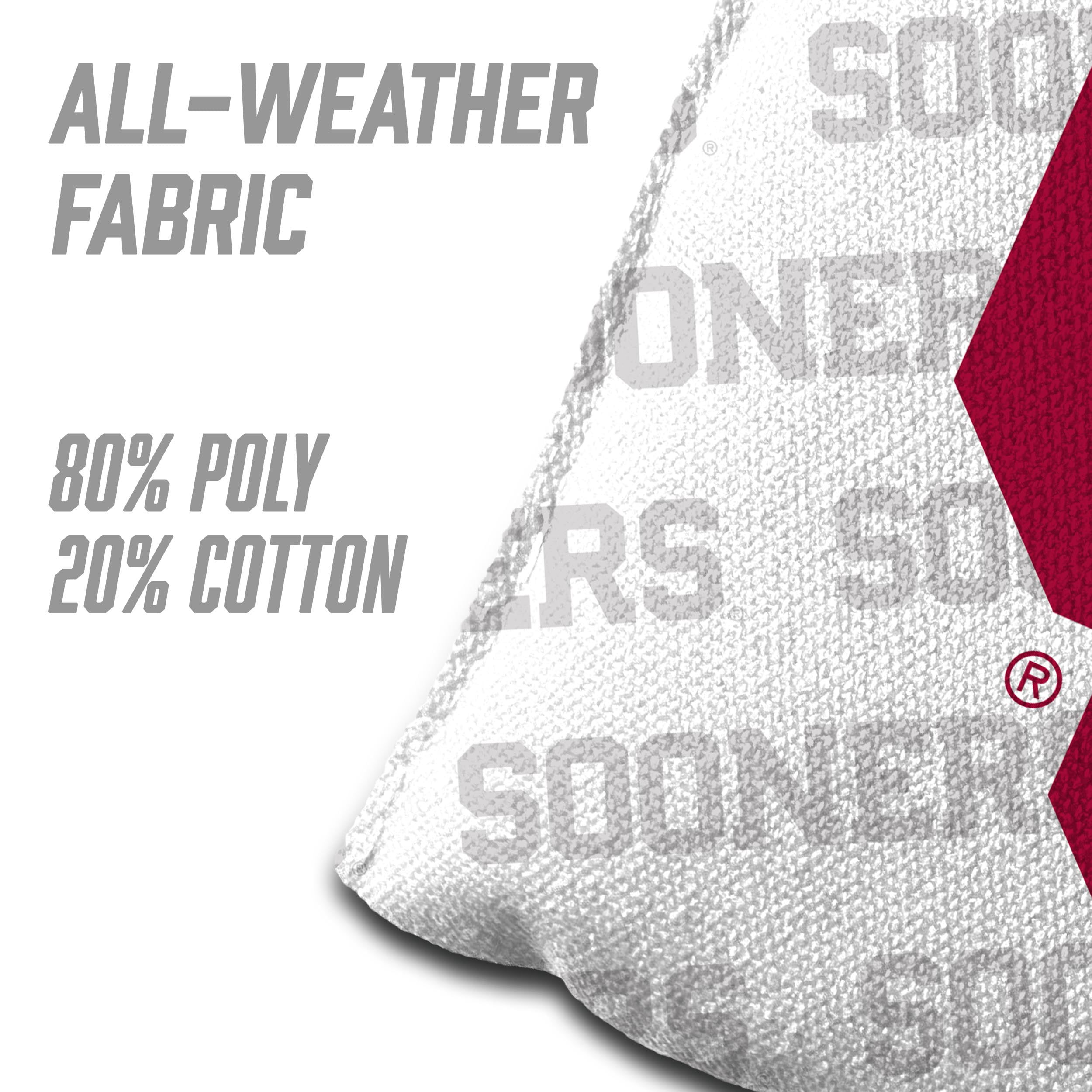 NCAA Oklahoma Sooners Cornhole Bags - 4PK - White