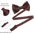 thumbnail image 3 of LAICAIW Classic Pre-Tied Bow Tie for Children & Adults Solid Color Adjustable Bowtie Gabardine, 3 of 7
