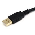 thumbnail image 3 of Monoprice USB Type-A to USB Type-A Female 2.0 Extension Cable - 10 Feet - Black (5 Pack) 28/24AWG, Gold Plated Connectors, 3 of 3