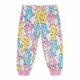 thumbnail image 3 of Care Bears Cast Long Sleeve All Over Print Girl’s 2-Piece Pajamas-Size 4, 3 of 3