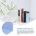 thumbnail image 2 of Miangastore 2pcs Desktop File Book Ends Decorative Book Ends Crafted Book Organizers for Office, 2 of 9