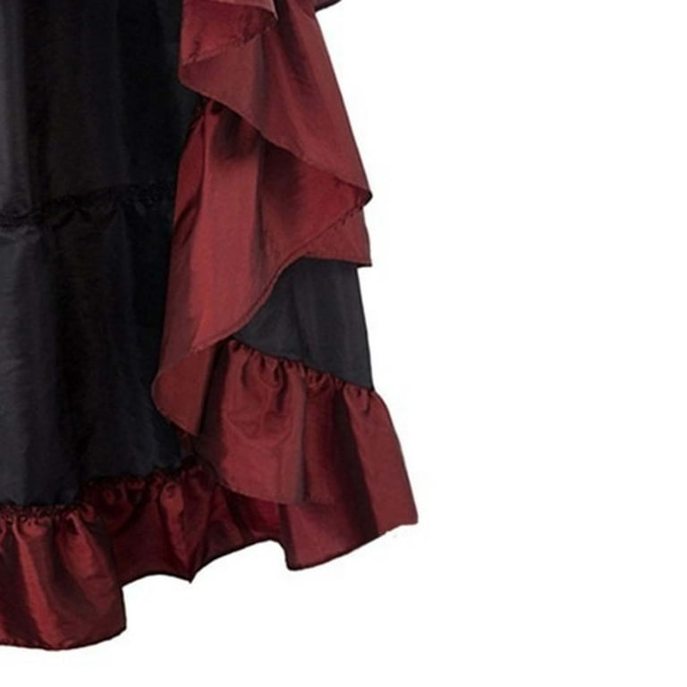 JDEFEG Maternity Pencil Skirt Middle Length Patchwork Irregular Ages Ruffles Vintage Women Skirt Cupcake Skirt Lace Skirts for Women 80S Xxxxl