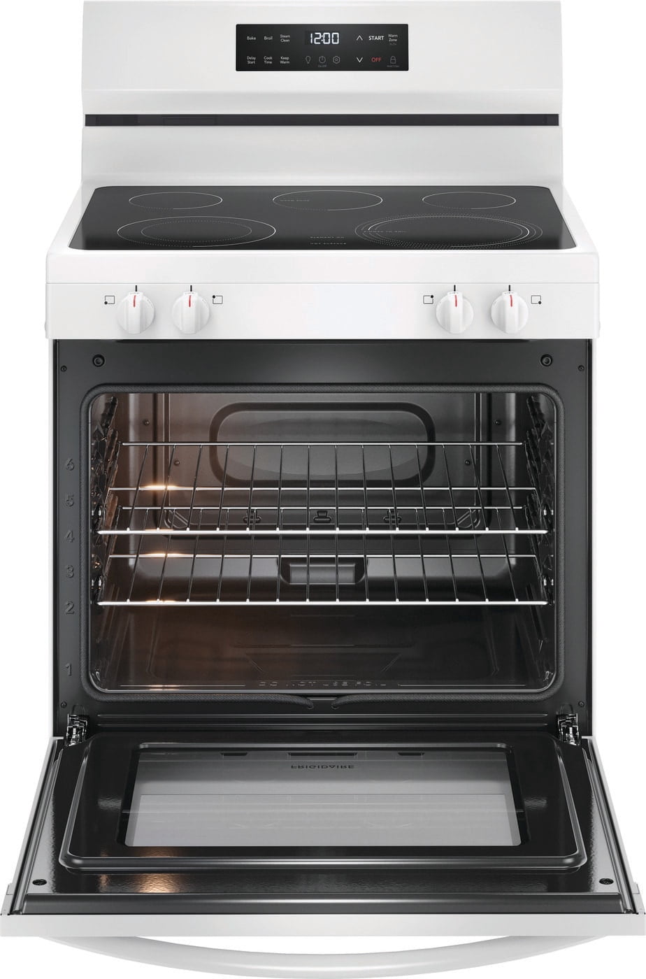 Frigidaire FCRE3062AW 30" Electric Range with Steam Clean, White