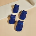 thumbnail image 6 of Breathable Mesh Dog Boots with Adjustable Straps, Non-Slip Sole, Lightweight Protective Paw Shoes for Small Dogs, Set of 4 ,Blue M, 6 of 9